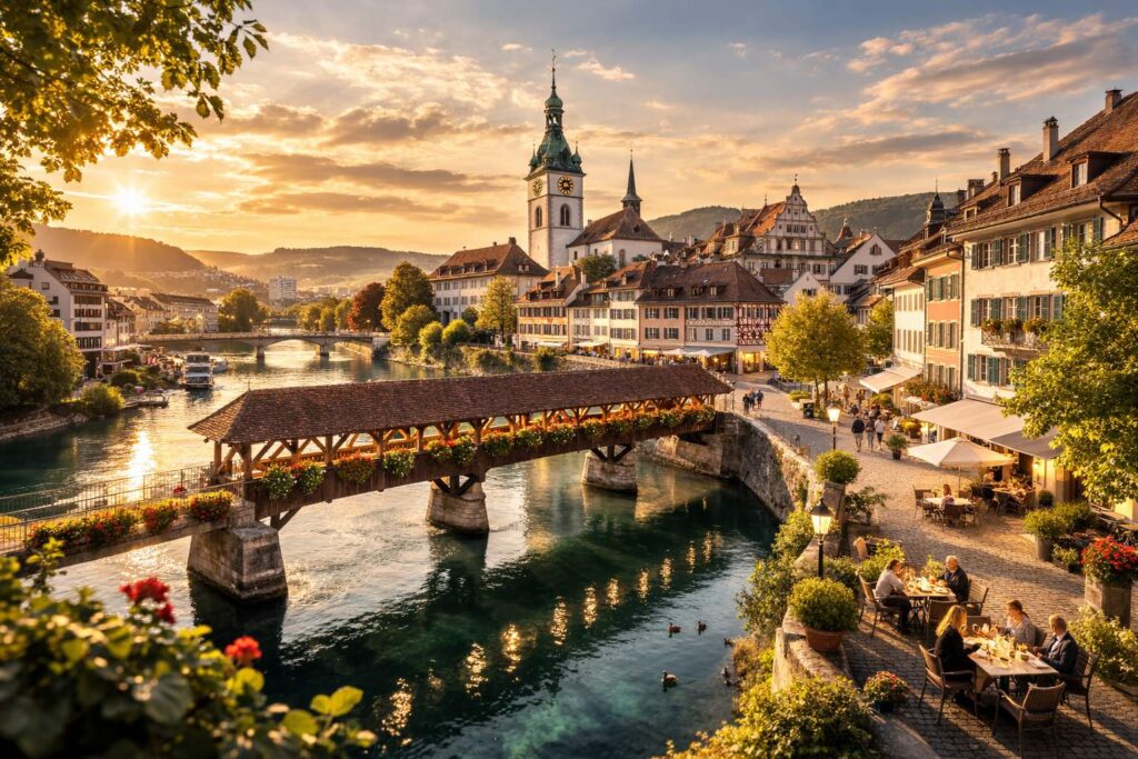 Aare in Olten Aare in Olten
